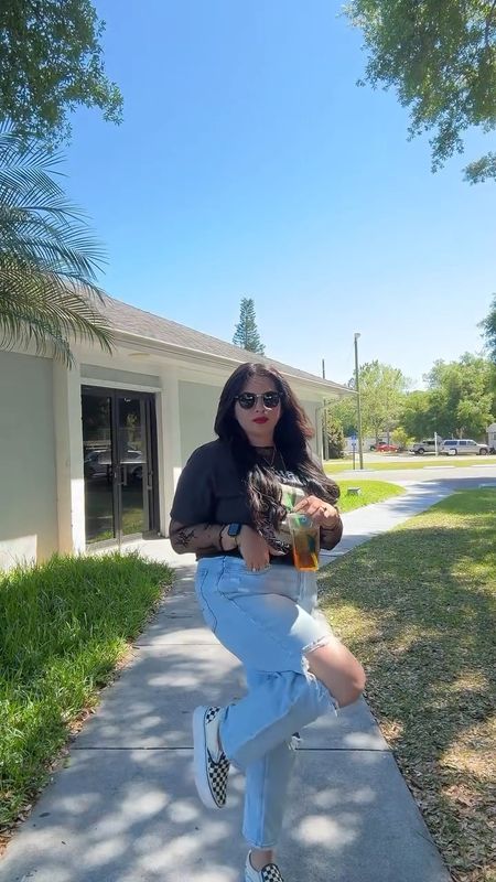 Today’s outfit of the day! Casual yet edgy and giving all the vibes today. 

OOTD 
Straight leg jeans
Jeans
Vans 
Platform sneakers
Black lace top 
Country concert outfit 

#LTKmidsize #LTKstyletip #LTKVideo