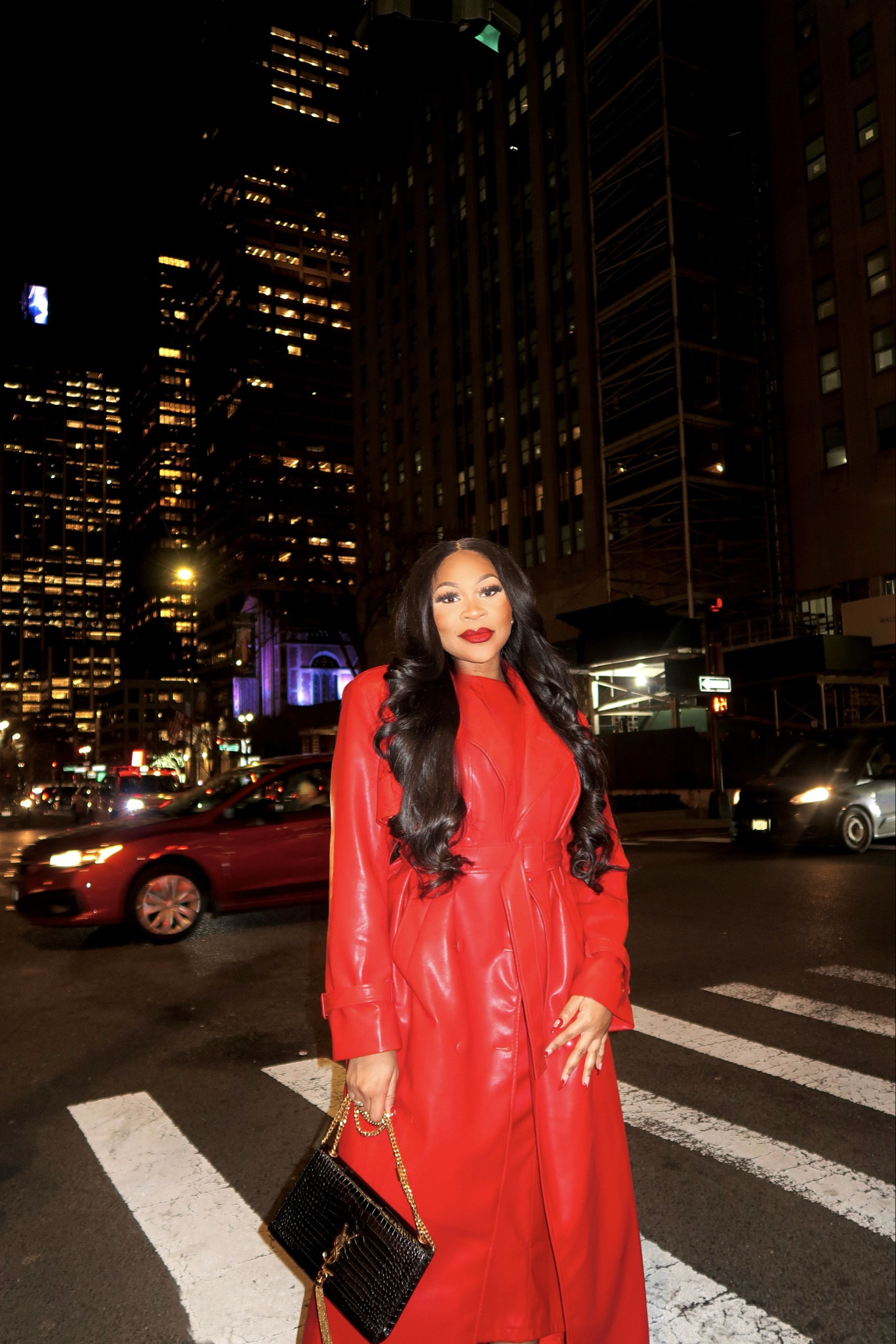 All red leather look for New York Fashion week! #NYFW Street wear that is perfect for the cold weather and wanting to stand out in the crowd.

#LTKtravel #LTKstyletip #LTKbeauty