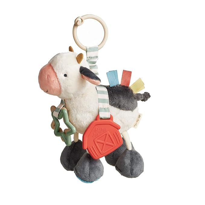 Itzy Ritzy Link & Love Toy for Stroller or Car Seat; Features Textured Ribbons, Crinkle Sounds, C... | Amazon (US)