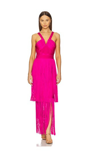 Herve Leger The Margaret Gown in Pink. - size L | Revolve Clothing (Global)