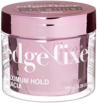 Edge Fixer 24 Hour Maximum Hold Edge Wax No Flaking Biotin B7 Infused Hair Gel 3.38 US fl.oz (Aca... | Amazon (US)