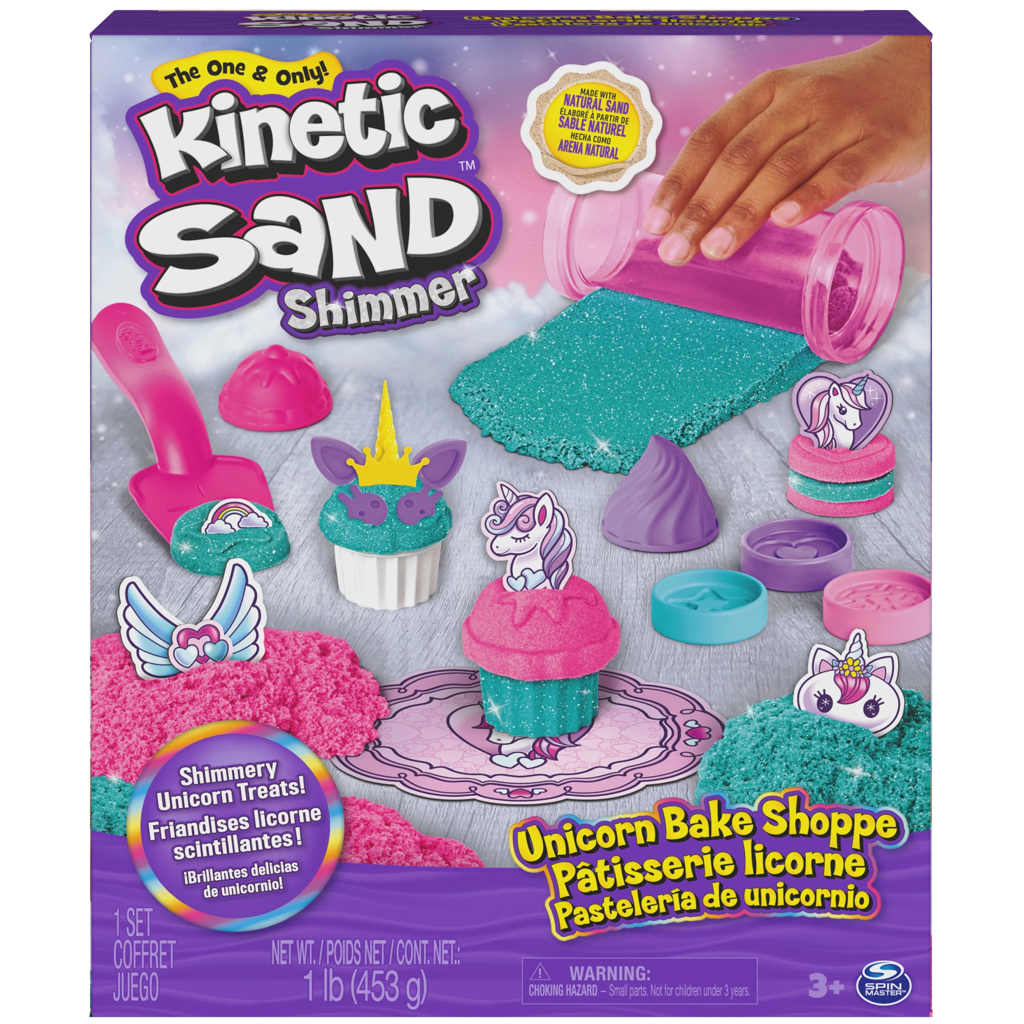 Kinetic Sand Shimmer, Unicorn Bake Shoppe Playset Kit - Walmart.com | Walmart (US)