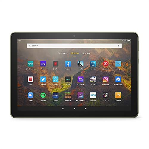 Amazon Fire HD 10 tablet, 10.1", 1080p Full HD, 32 GB, (2021 release), Olive | Amazon (US)