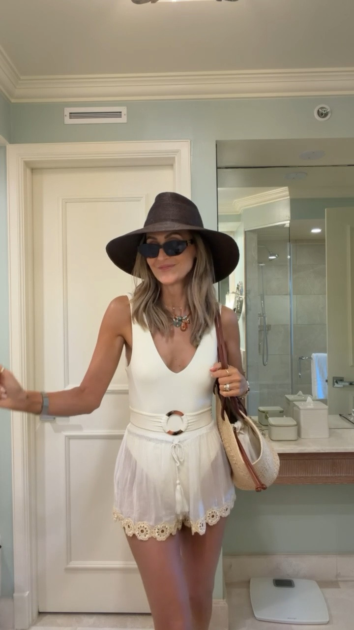 Bom dia! Wearing my favorite one piece for a pool day with the girls! Loving my accessories to build this look

#LTKSwim #LTKTravel #LTKSeasonal