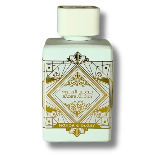 Lattafa Bade'e Al Oud Honor & Glory - Fruity, Vanilla, Warm Spicy, Woody - Eau de Parfum Long-Lasting Fragrance for Unisex, 3.40 Ounce / 100 ml | Amazon (US)