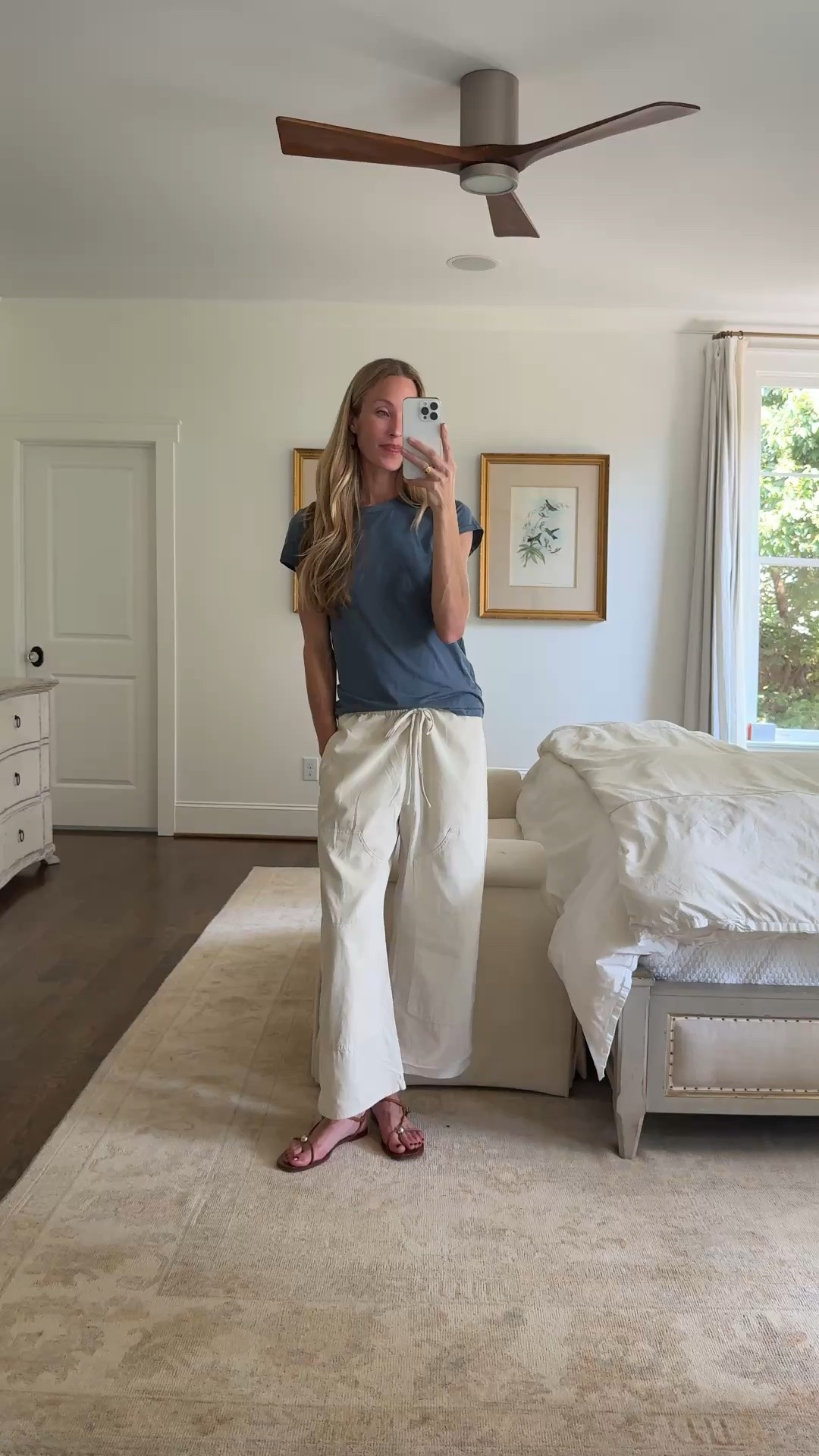 The @jcrew Luna pant in cotton corduroy! Adore these as much as the cotton poplin style I wore all summer. They run BIG so size down. Great for travel, errands, and weekend. Love the chocolate brown cotton color for summer to fall too!

#LTKgrwm #LTKootd #LTKSeasonal