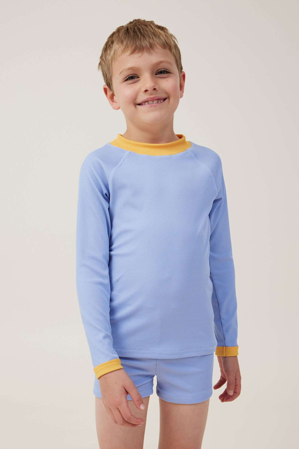 Flynn Long Sleeve Raglan Rash Vest | Cotton On (ANZ)