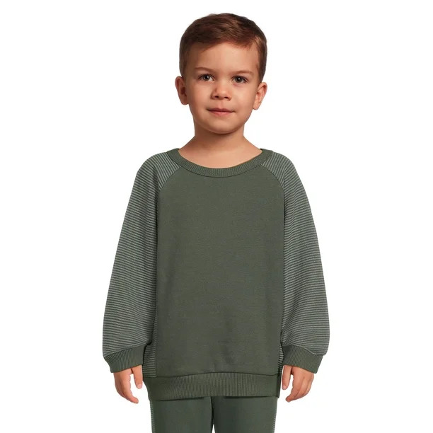 easy-peasy Toddler Boy Long Sleeve Crewneck Sweatshirt, Sizes 12 Months-5T | Walmart (US)