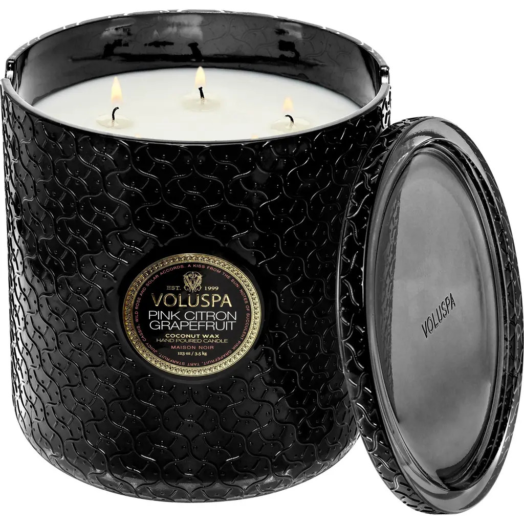 Voluspa Pink Citron Grapefruit 5-Wick Hearth Candle $215 Value at Nordstrom, Size One Size Oz | Nordstrom