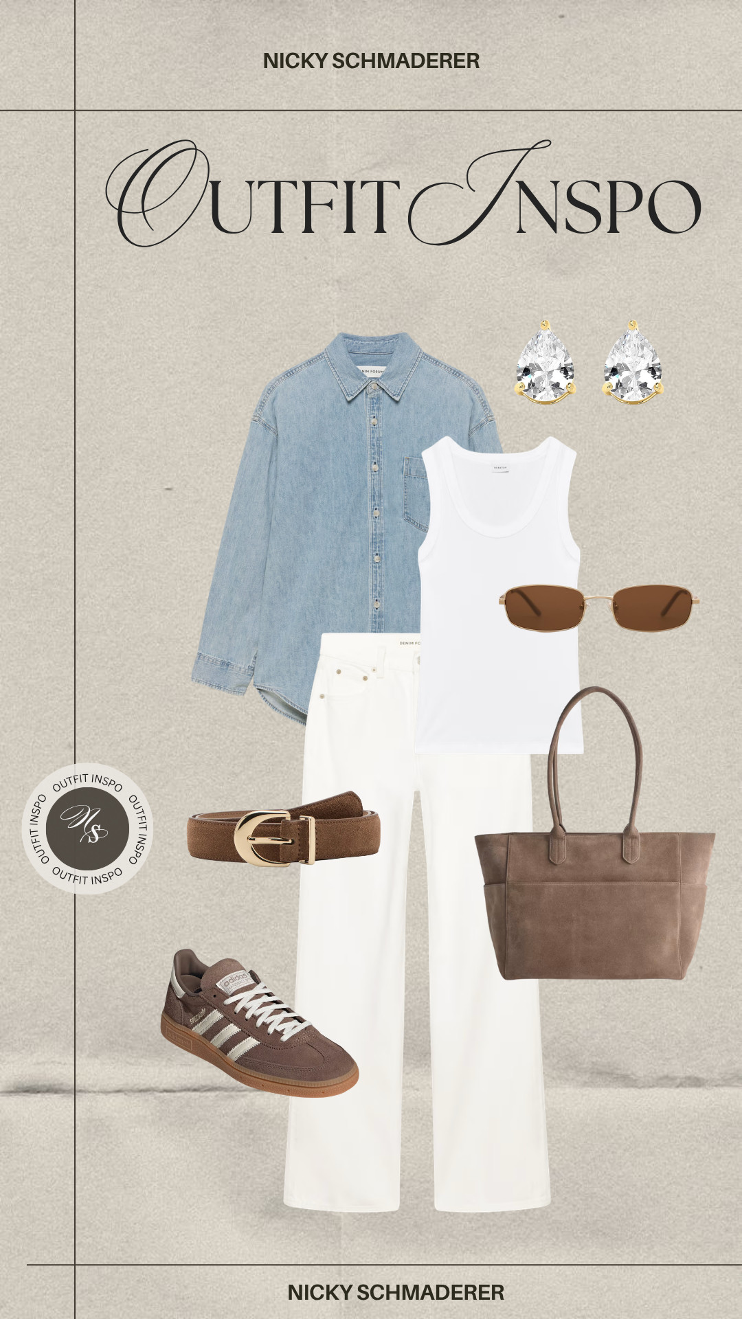 Denim button up outfit inspo

#LTKootd #LTKSeasonal #LTKU
