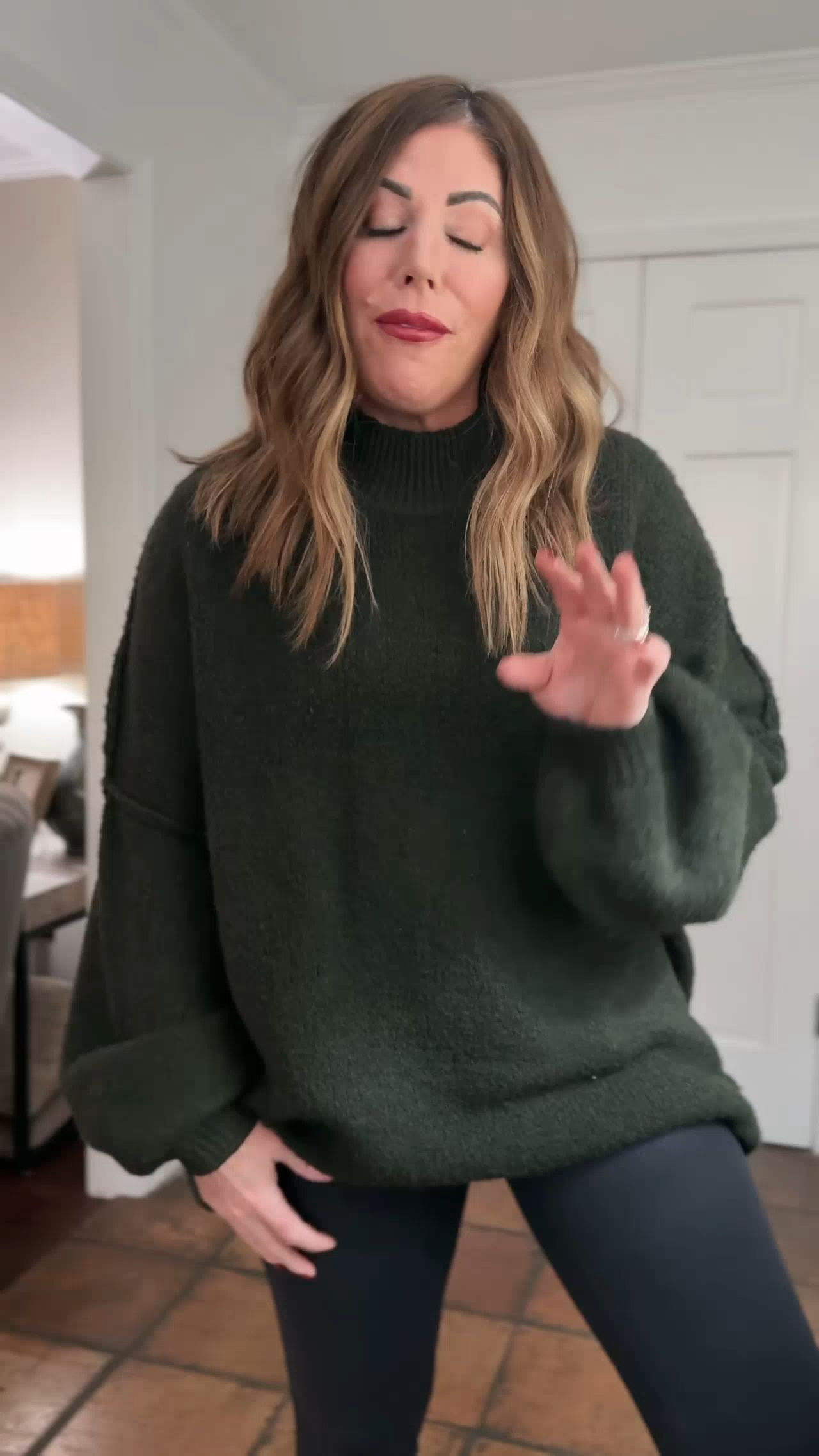 Effortless outfits to hide the holiday bloat!

Matte faux leather leggings/medium and oversized sweater/large, from Amazon 

Designer look for last Crossbody bag also from Amazon

Boots are no longer available, but I will link some similar options

Blazer is from Abercrombie. I'm wearing a large for an oversized fit

slip dress/medium 

 #LTKHoliday #LTKOver40 #LTKSaleAlert