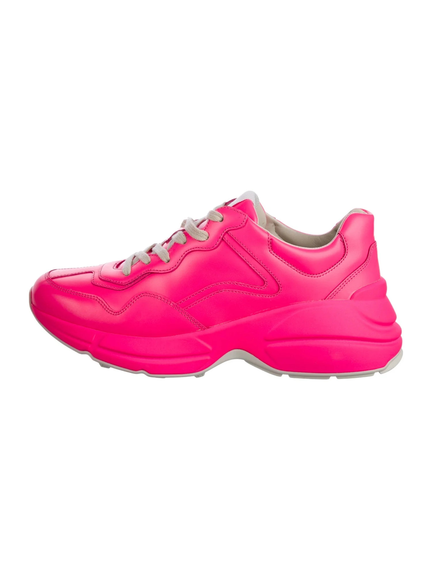 Gucci Leather Athletic Sneakers - Pink Sneakers, Shoes - GUC1950755 | The RealReal | The RealReal