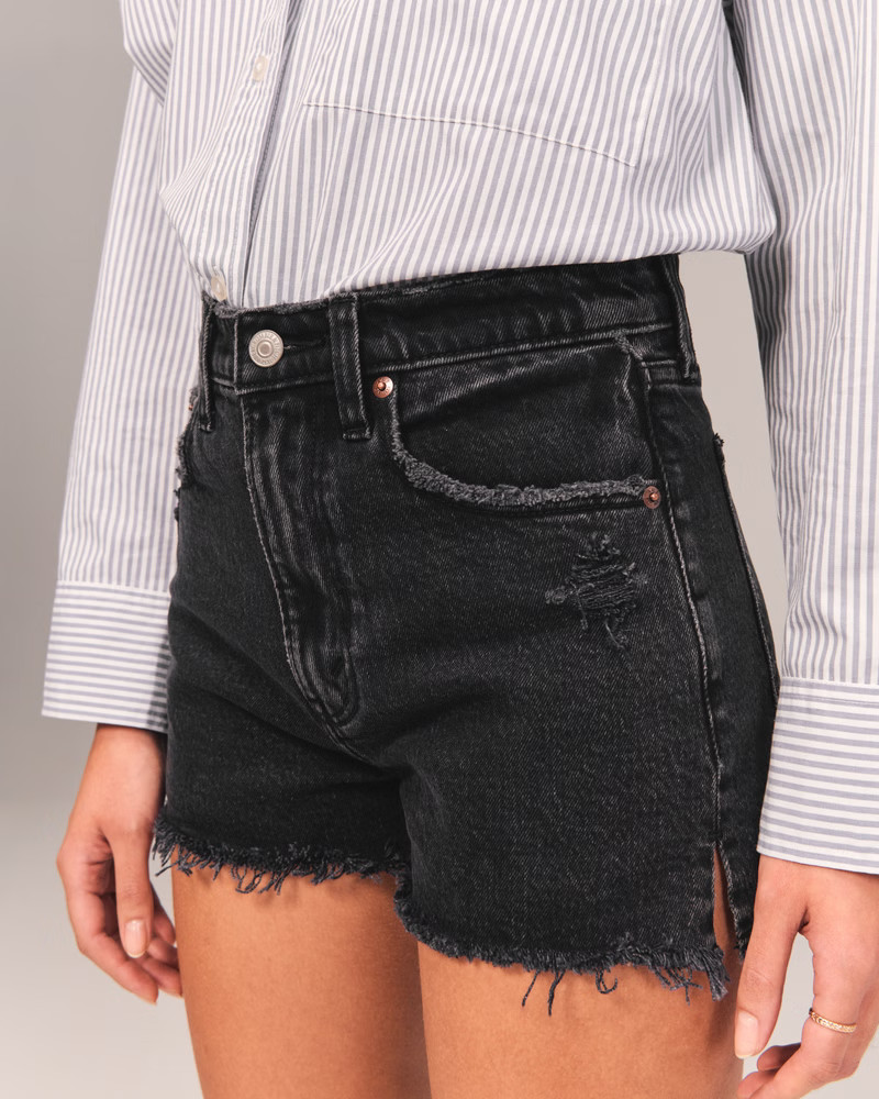 High Rise Mom Shorts | Abercrombie & Fitch (US)