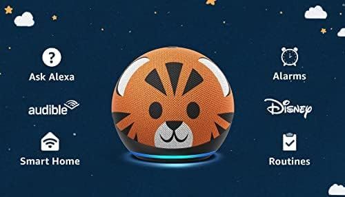 Echo Dot (4th Gen) Kids | Our cutest Echo designed for kids, with parental controls | Tiger | Amazon (US)