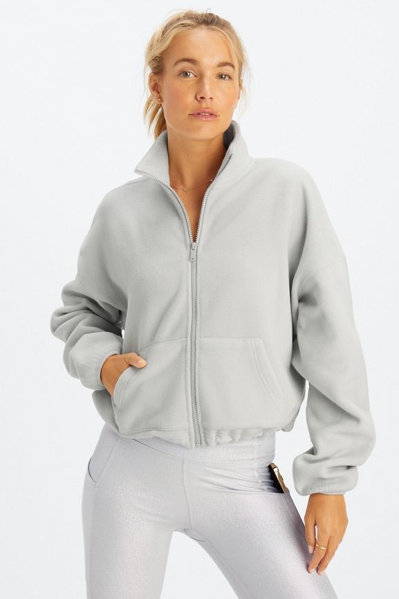 Rayne Polar Fleece Zip Up | Fabletics - North America