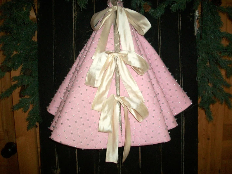 40 Amazing Pink With White Beading Reversible Christmas Tree Skirt 2024 Collection - Etsy | Etsy (US)