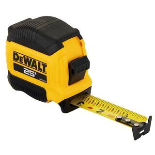 25 ft. x 1-1/8 in. Tape Measure with Finger Brake | The Home Depot