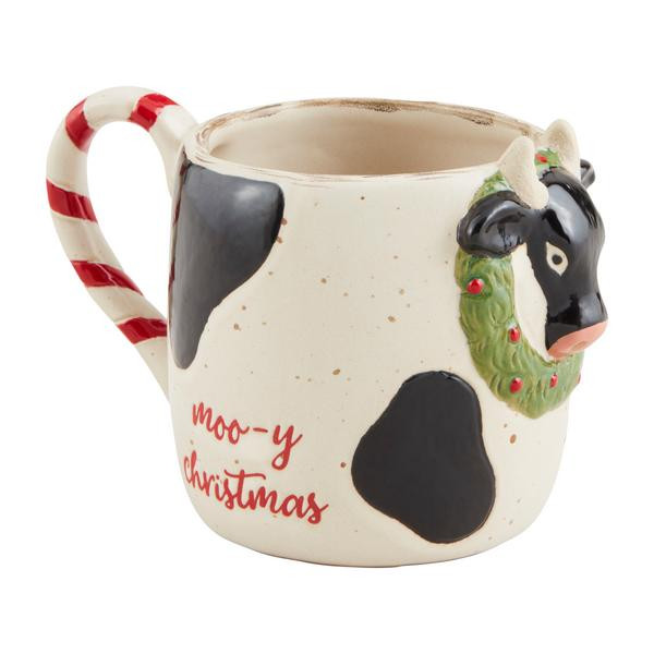 Cow christmas mug | Mud Pie