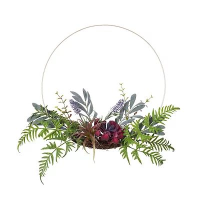 Succulent Hoop Wreath | Kirkland's Home