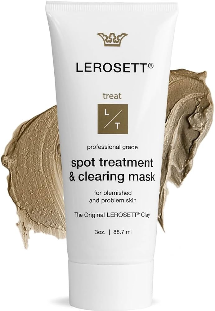 LEROSETT Facial Clay Mask for Acne, Oily Skin, Visibly Tightens Pores. Overnight Spot Treatment f... | Amazon (US)