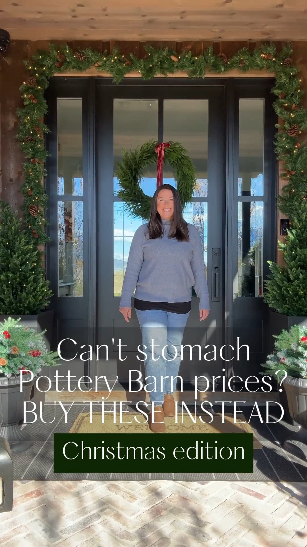 I love Pottery Barn, but let’s be honest, decorating every space with those price tags is not always in the budget. 😅🤎

These holiday looks for less give you that classic, elevated Pottery Barn-inspired feel without the splurge. Perfect for giving your front porch a cozy, festive refresh while keeping things a little more budget-friendly. 🎄✨

A few simple swaps can make such a big impact!

Xoxo,
Hannah

#LTKHome #LTKSeasonal #LTKmomlife