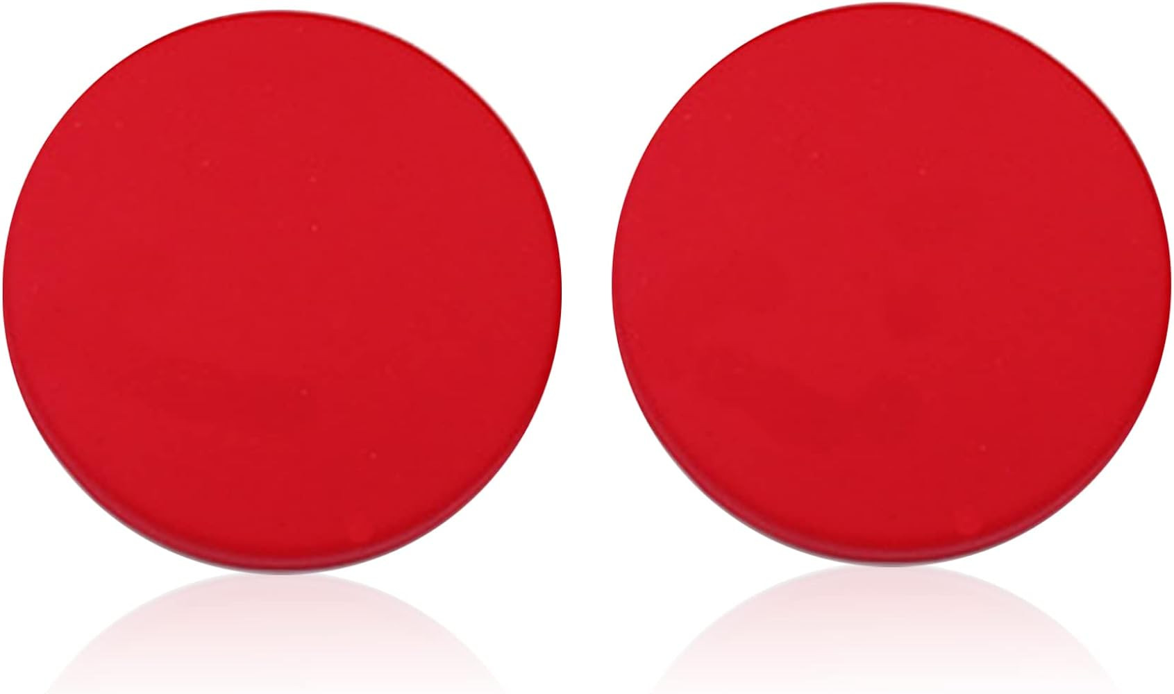 Big Round Circle Acrylic Resin Stud Earrings for Women Girls Cute Candy Color Earrings Statement ... | Amazon (US)