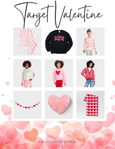 Valentine Target Finds #kids #woman #attire #love #sweaters #pjs #tees #targetfinds #targetvday 

#LTKkids #LTKSeasonal #LTKstyletip