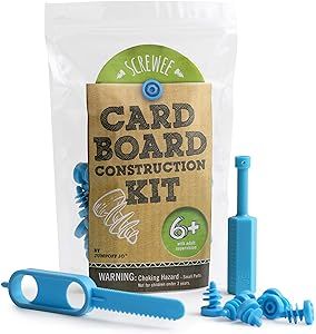 JumpOff Jo - Cardboard Construction Kit – 36 Screws, Screwdriver, Cardboard Saw – STEM, Monte... | Amazon (US)