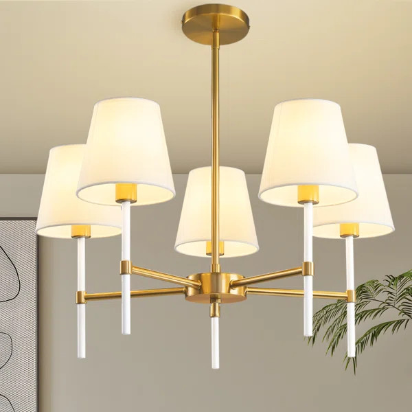 Luxor 5 - Light Dimmable Classic / Traditional Chandelier | Wayfair North America