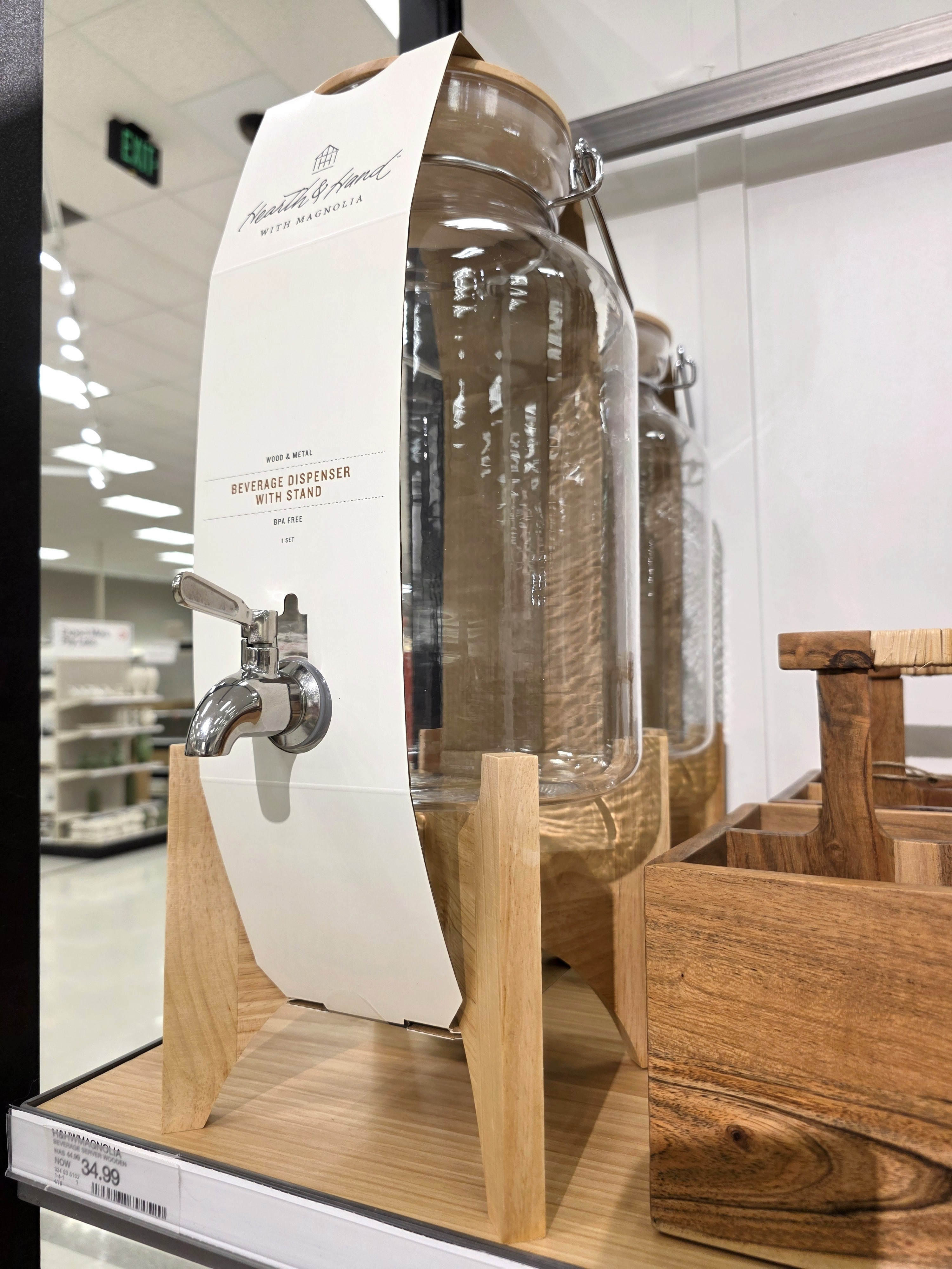 Shop this glass beverage drink dispenser with wooden lid and stand (use your redcard to save 5%) - drink dispensers are great for parties! Also fun for kids to self serve during the summer.. water, lemonade, fresh juice etc. 😍 Remember get a price drop notification if you heart a post/save a product 😉 

✨️ P.S. if you follow, like, share, save, or shop my post (either here or @renovatingroblessed ).. thank you sooo much, I appreciate you! As always thanks sooo much for being here & shopping with me 🥹

| hearth and Hand with magnolia, target home, target finds, at target, from target,  bedroom refresh, date night outfits, resort wear, date night outfits, vacation outfits beach, storage basket, gallery wall, date night outfits, winter denim, work outfits, resort war, Easter basket boys, plus size fashion, business casual workwear, spring outfits 2026, country concert outfits, spring dresses, date night outfits, vacation outfits beach, Easter basket stuffers, Easter dress women, spring dresses, work outfits, travel outfits, resort wear 2026, plus size fashion, spring break outfits, rodeo outfit inspo, storage, gallery wall,  bedroom, skincare, holy grail, must haves, ULTA, chocolate brown outfit, Coachella, LTK spring sale, snack station, bar cart, brunch tablescape, meta glasses, smart tv, blue dress, body care, dark wash denim, analog hobbies, silver hardware, brooch, romantic knits | #LTKCreatorOwned #LTKCreatorOwnedBrands #WinterTrends #LTKWinterTrends #WorkWear #TopSharedPosts #LTKTopSharedPosts #TrendingCreators #LTKTrendingCreators #PopularToday #LTKPopularToday #TreatYourself #LTKTreatYourself #amandaroblessed #LosAngeles #LTKxAerie #LTKMothersDay #LTKGiftGuide #LTKFindsUnder100 #LTKFindsUnder50 #LTKNYFW #LTKBump #LTKSaleAlert #LTKFestival #LTKPetite #LTKKids #LTKstorytime #LTKActive #LTKOver40 #LTKMidsize #LTKBeauty #LTKfoodie #LTKdayinmylife #LTKSeasonal #LTKselfcare #LTKgrwm #LTKU #LTKPlusSize #LTKWedding #LTKmomlife #LTKBaby #LTKvlog #LTKHome #LTKTall #LTKfitnessgoals #LTKTravel #LTKMens #LTKootd #LTKmorningroutine #LTKWorkwear