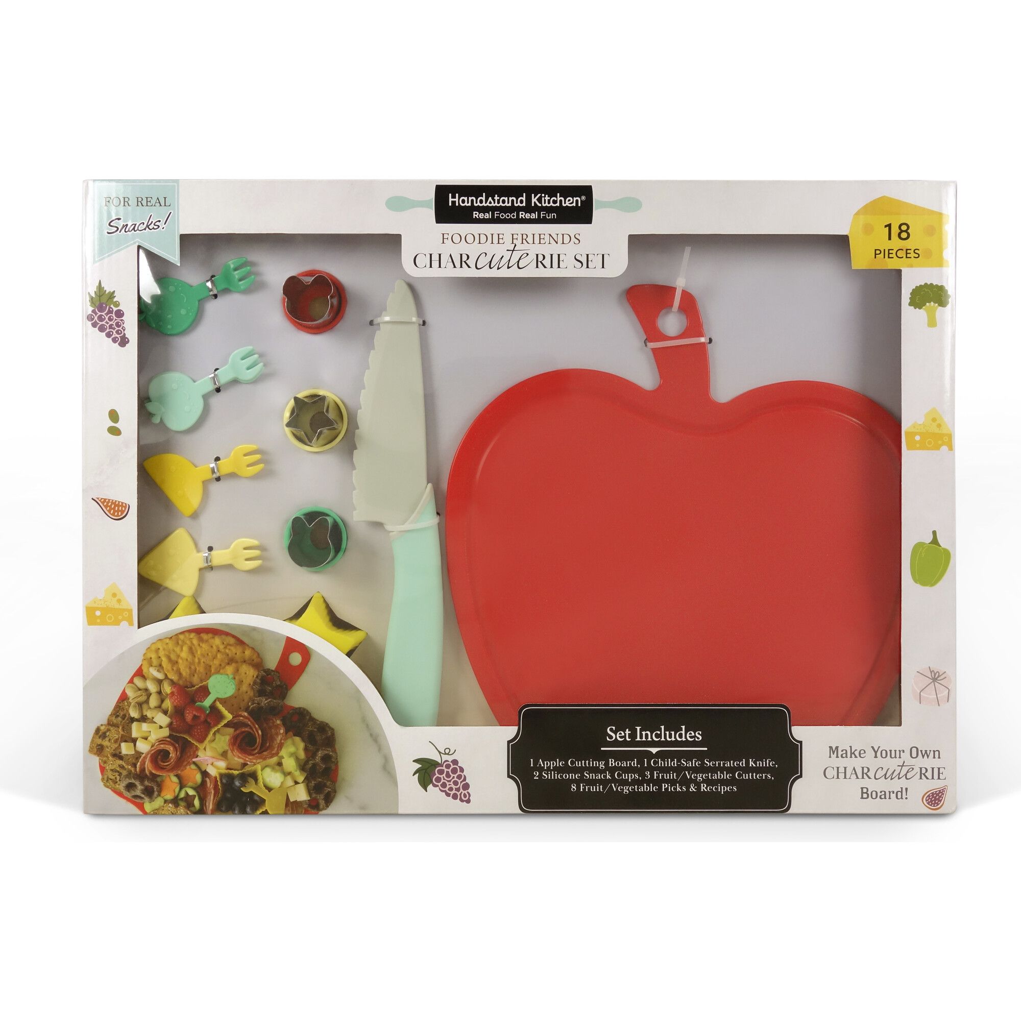 Foodie Friends CHARcuteRIE Set, Red And Multicolors | Maisonette