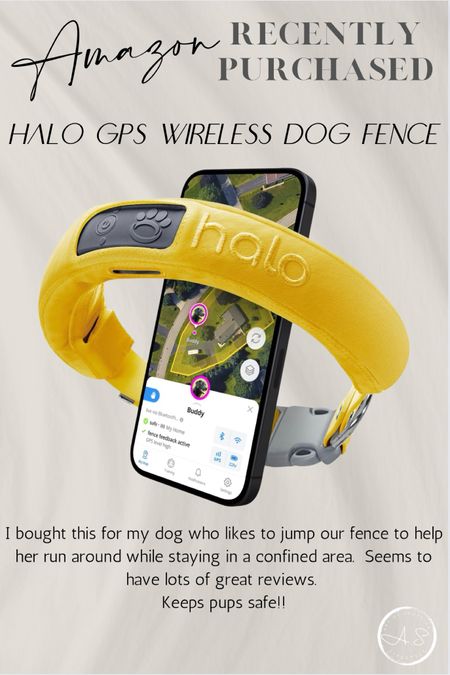 I just purchased this for my dog who last week learned that she can jump the fence in our yard.  This creates a wireless dog fence anywhere you choose and helps track your pup to keep them safe. I’m going to give it a try since it has gotten lots of good reviews!

Pet, dog, puppy, 

#LTKkids #LTKhome #LTKActive