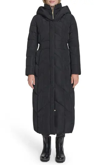 Cole Haan Down Insulated Water Resistant Taffeta Coat in Black at Nordstrom Rack, Size Small | Nordstrom Rack