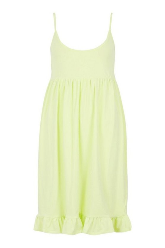 Strappy Tiered Smock Dress | Boohoo.com (US & CA)