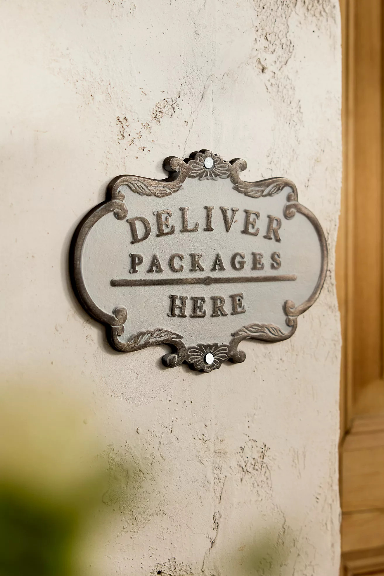 Deliver Packages Here Sign | Anthropologie (US)
