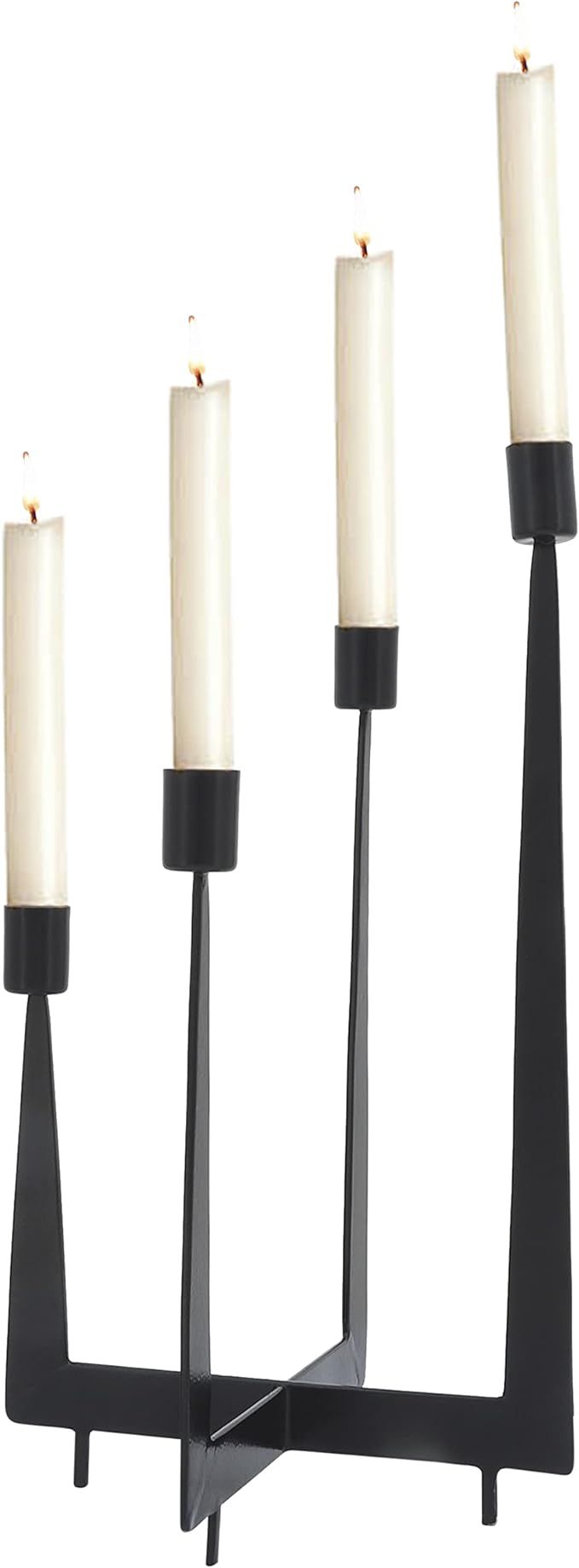 Sagebrook Home Novelty Metal Candle Holders and Tealights 4 Candlestick Indoor Outdoor Tealight C... | Amazon (US)
