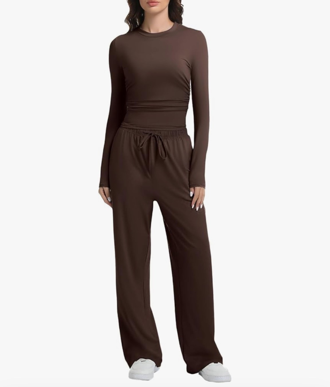 Super cute and comfortable 2 piece set that'd be cute paired with a nice cute jacket and some uggs.

#LTKMidsize #LTKTall #LTKActive