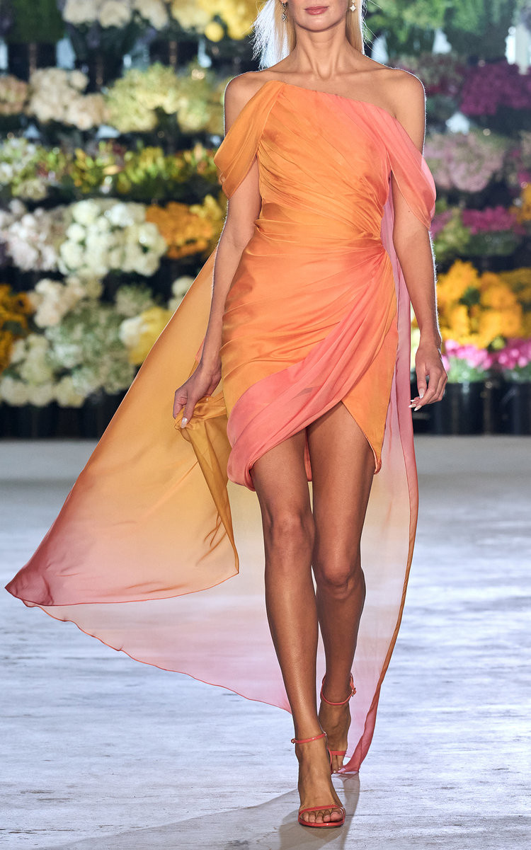 Ombre Chiffon Mini Dress | Moda Operandi (Global)