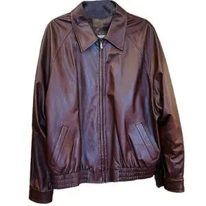 BALLY vintage soft leather bonnet brown jacket Sz 40 Sz L | Poshmark