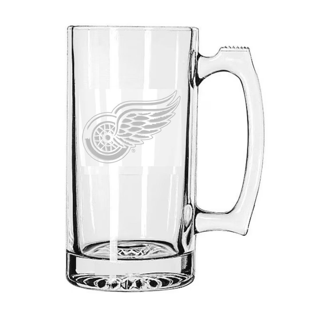 NHL Detroit Red Wings Engraved Beer Mug Red Wings Gift Beer - Etsy | Etsy (US)