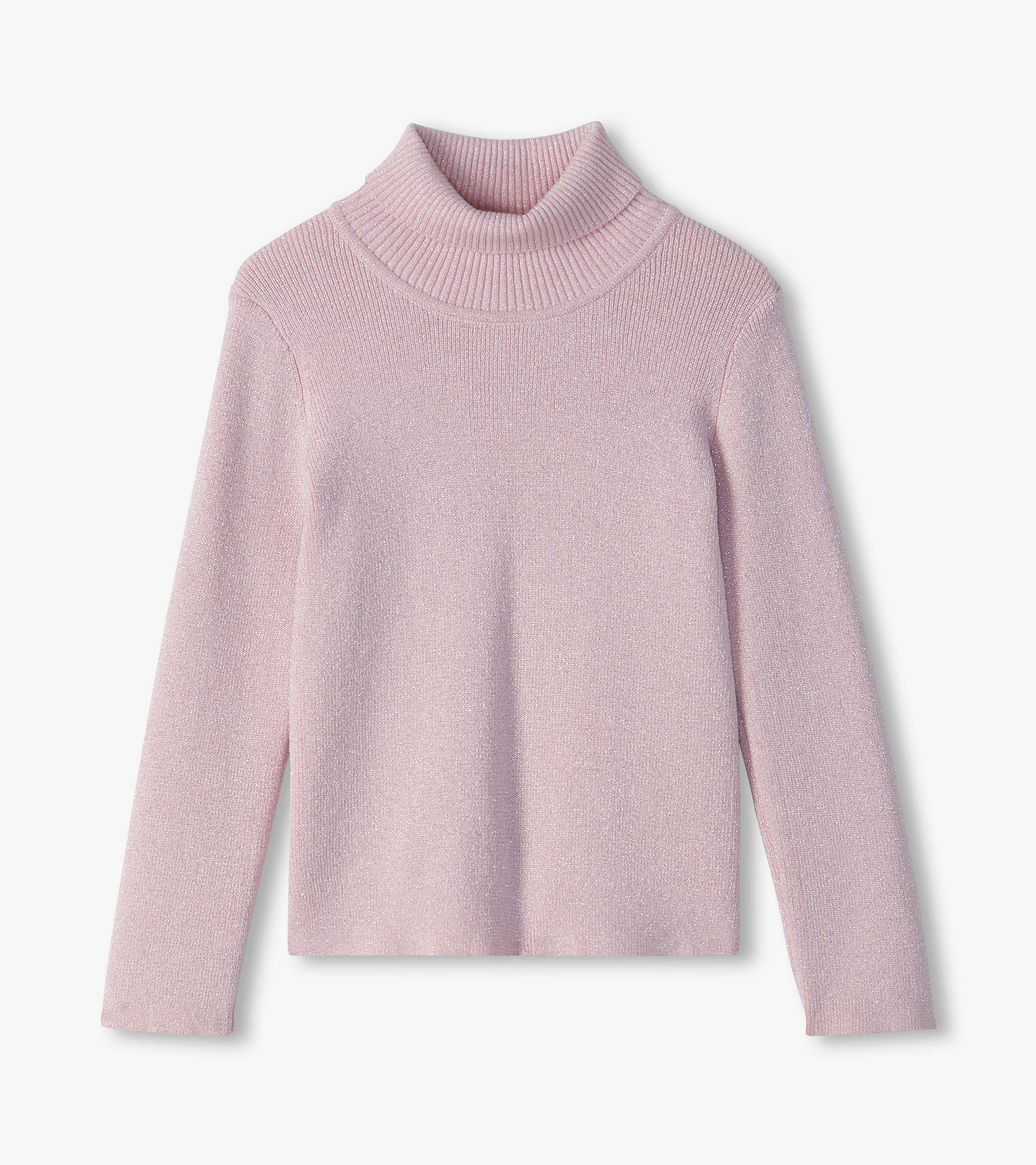 Girls Pink Glitter Turtleneck | Hatley