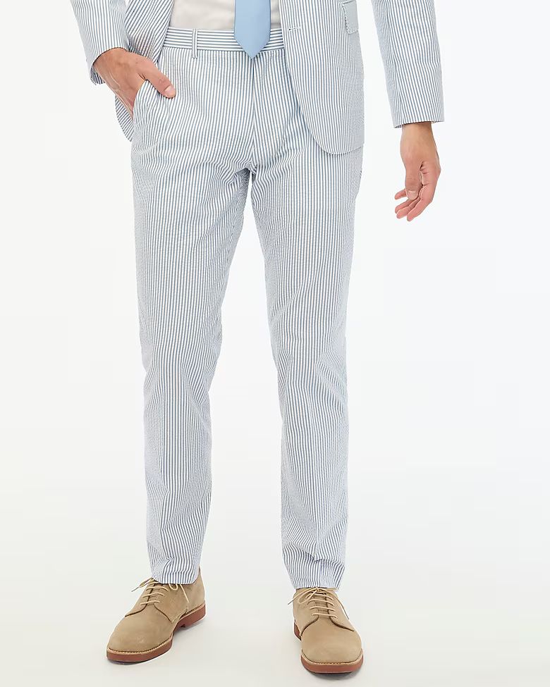 Slim unstructured Thompson pant in seersucker | J.Crew Factory