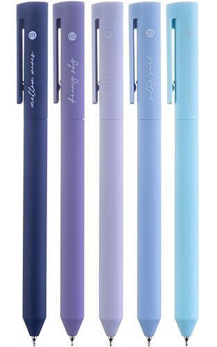 DIVERSEBEE Gel Ink Pens Assorted Colors, 0.5 mm Fine Point (Blue) | Amazon (US)