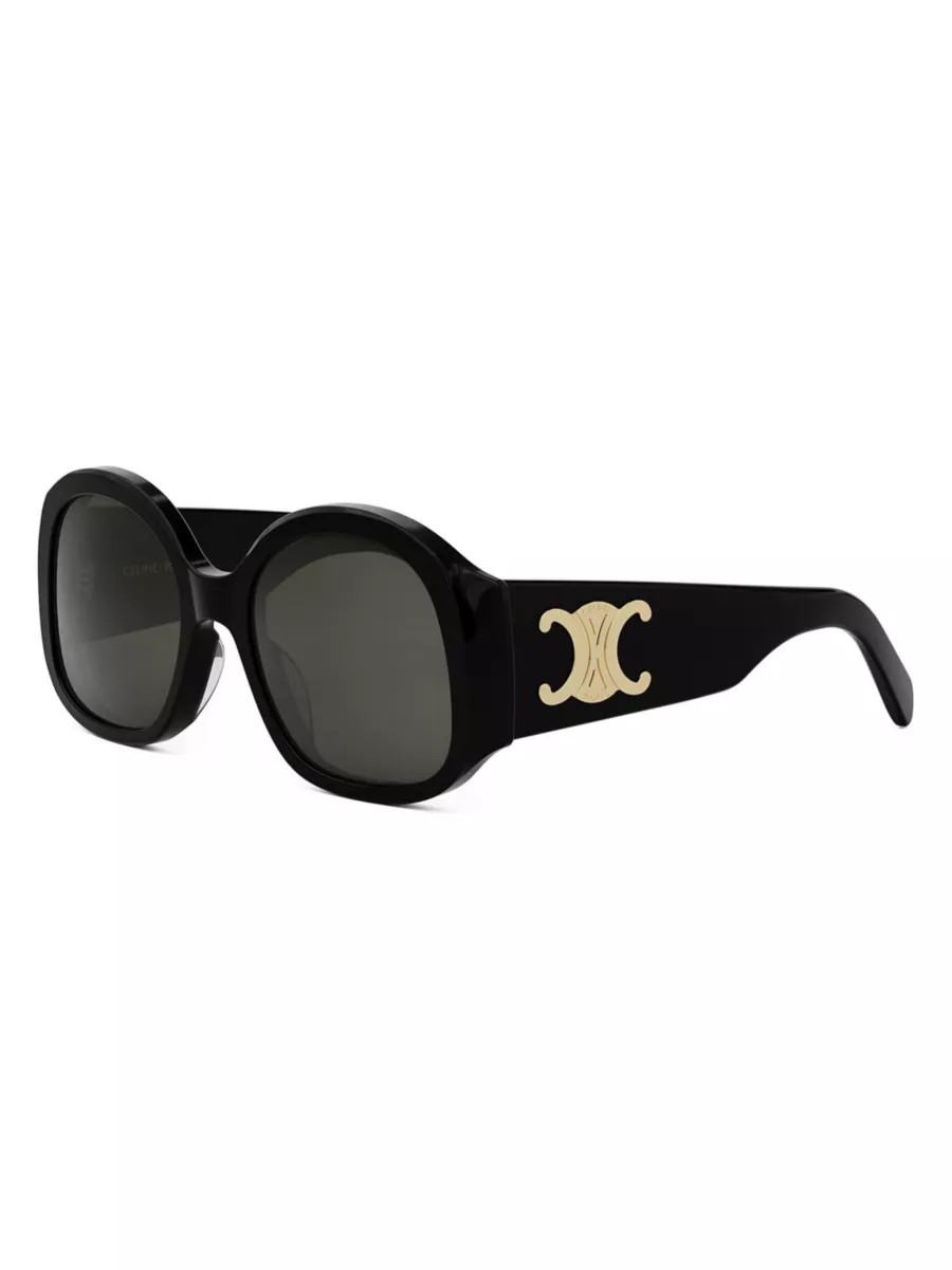 Maxi Triomphe 54MM Round Sunglasses | Saks Fifth Avenue