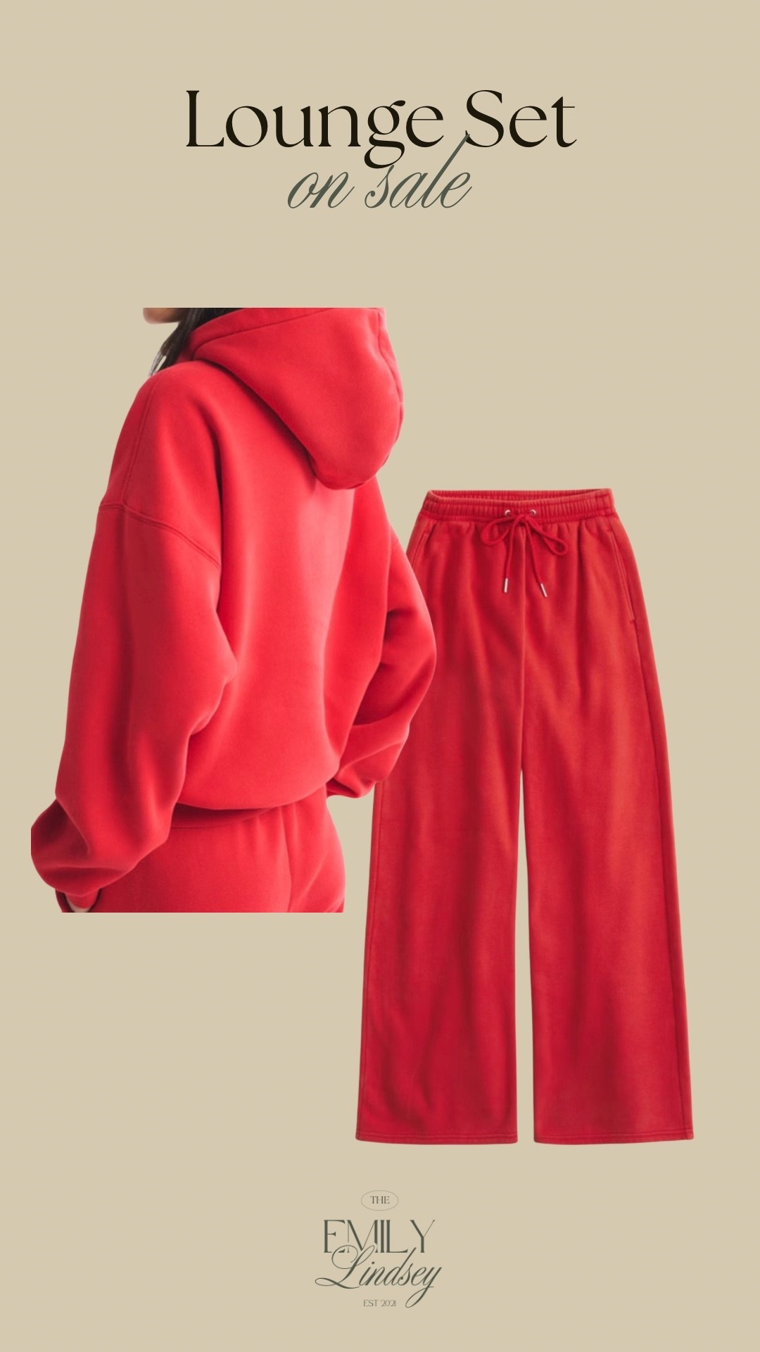 Love this red lounge set! The matching sweatshirt hoodie and sweatpants are so cute. Come in a ton of colors. 25% off for Black Friday / Cyber Monday. 



#LTKCyberWeek #LTKSaleAlert #LTKGiftGuide
