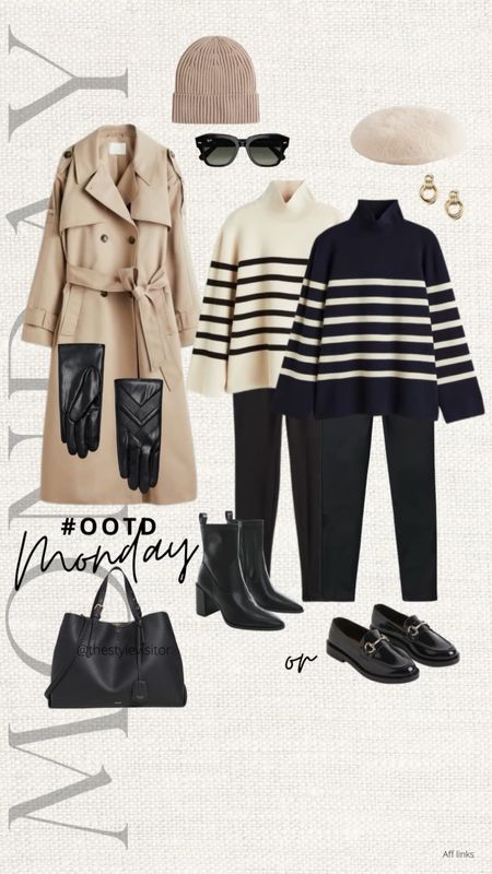 Mashup of all your highly rated outfits from last week! Leave a 🖤 if you want to see more outfit ideas like this weekly 

#trench coat #striped sweater #black legging #knit dress #tweed jacket #double breasted coat #faux leather trousers 

#LTKSeasonal #LTKworkwear #LTKstyletip