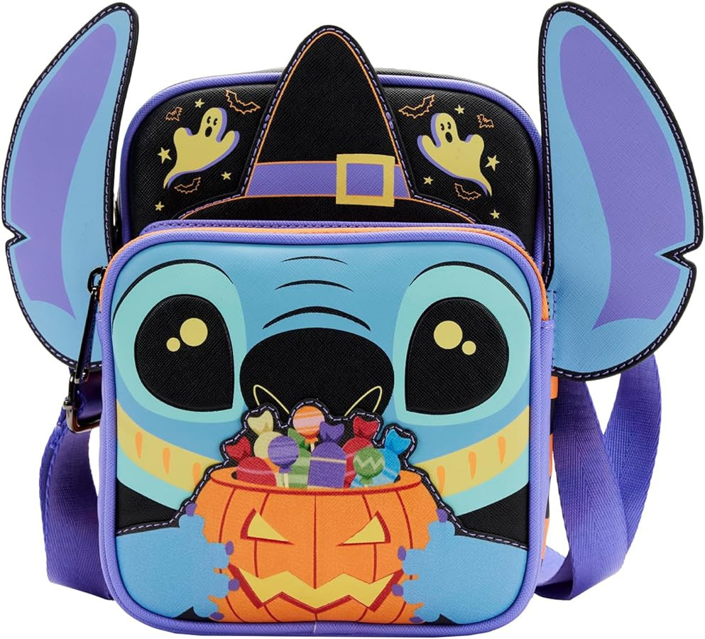 Loungefly DISNEY LILO AND STITCH HALLOWEEN CANDY COSPLAY PASSPORT BAG | Amazon (US)