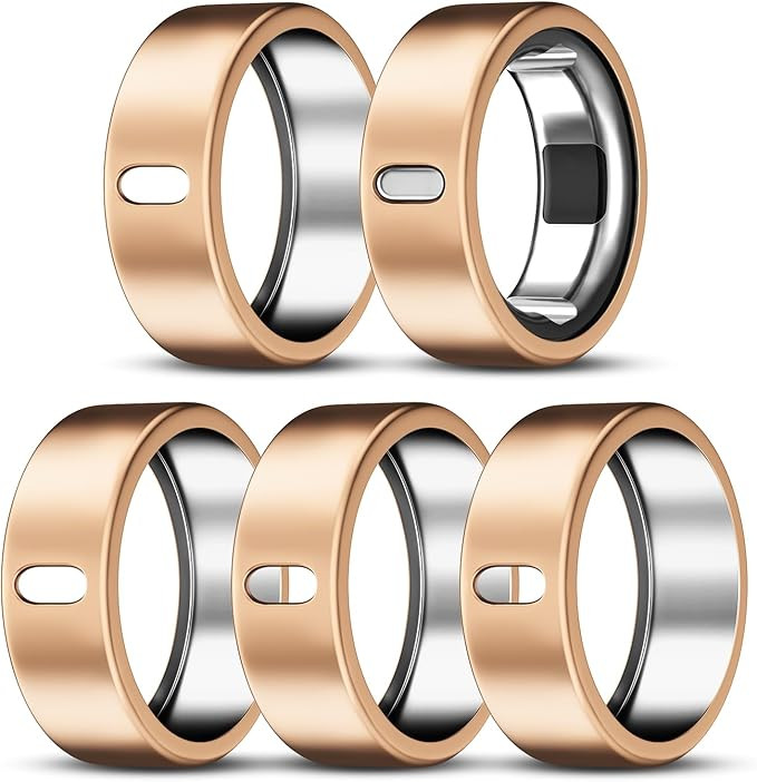 5 Pack Cover Compatible with Oura Ring Gen 4/Oura Ring Gen 3 Horizon/Heritage, Surport Charging w... | Amazon (US)