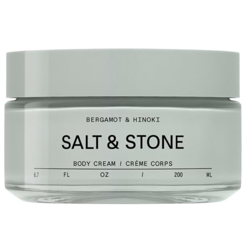 Salt & Stone Body Cream – Bergamot & Hinoki | Hydrating Formula with Seaweed Extracts, Spirulina & Squalane | Deep Hydration, Skin Barrier Repair & Healthy Glow | for all Skin Types (6.7 fl oz) | Amazon (US)