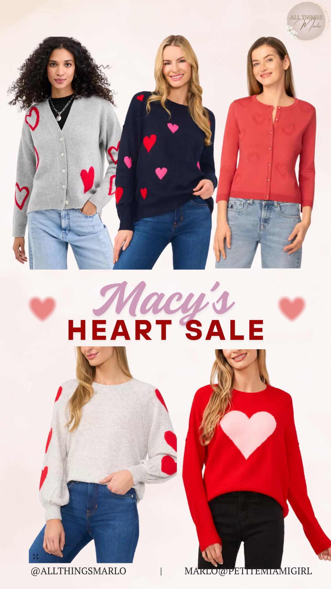 Macy's Sweater Heart Sale #heartsweaters #sweatersale

 

#LTKSaleAlert #LTKOver40 #LTKValentine